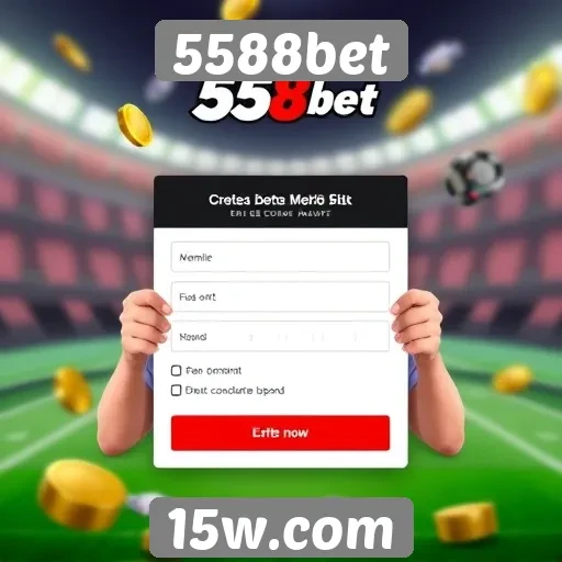 Como criar uma conta no 5588bet facilmente